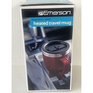 Brand New Emerson Stainless Steel Heated Travel Mug - 14 oz